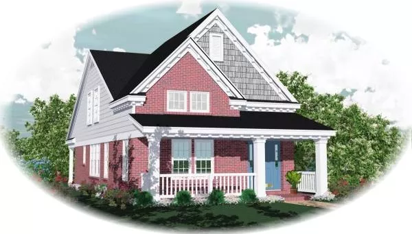 image of small farmhouse plan 8104
